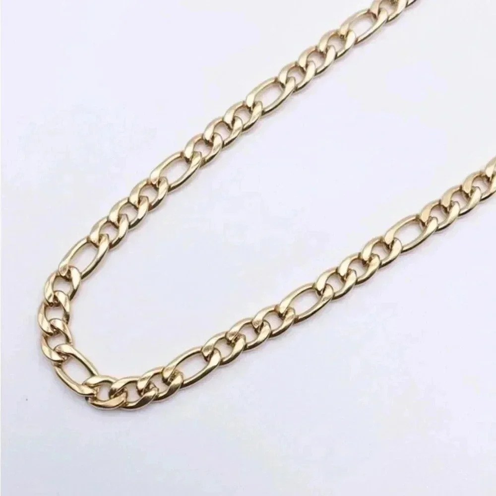 Figaro Chain Necklace | 18k Gold Plated - Picture 3 of 7